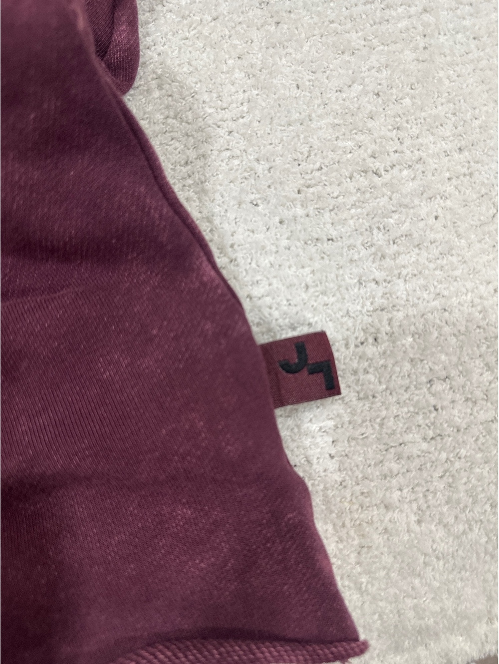 JoyLab Women's XS Burgundy Cropped Sweatshirt - Picture 6 of 6